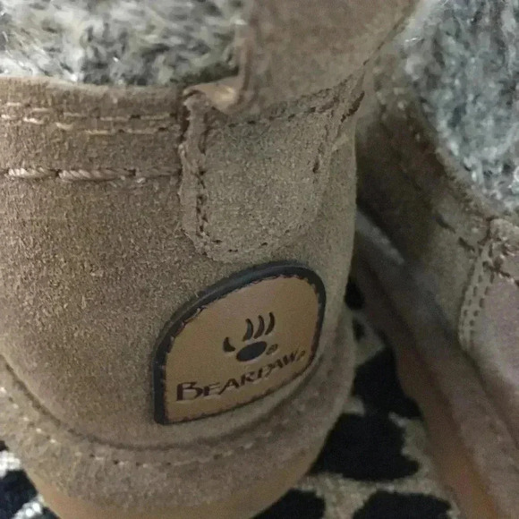 Bearpaw boots booties 6 suede wool - Picture 9 of 10